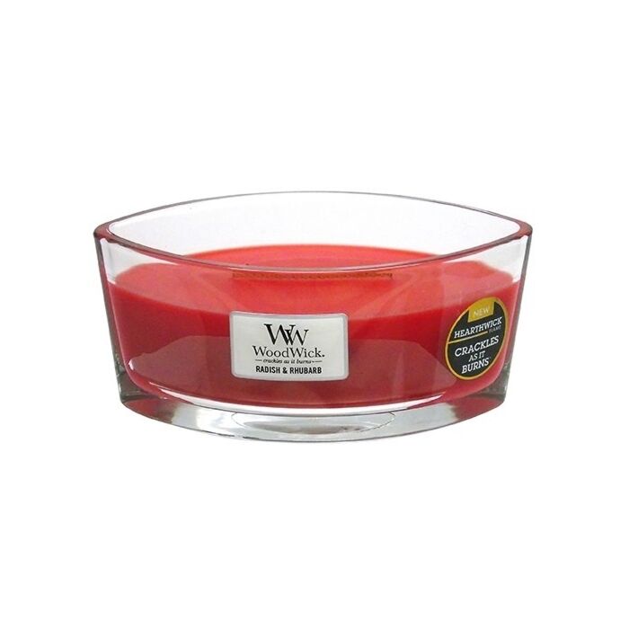 WoodWick® Hearthwick Candle - Radish & Rhubarb-1